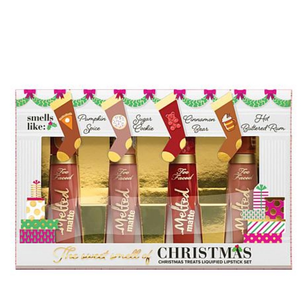 NIP Too Faced Melted Matte Christmas Lipstick set - Picture 2 of 6